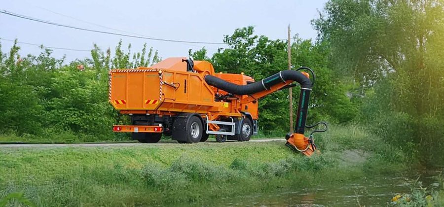 Braccio tagliaerba aspirante Cyclone AC di Hymach